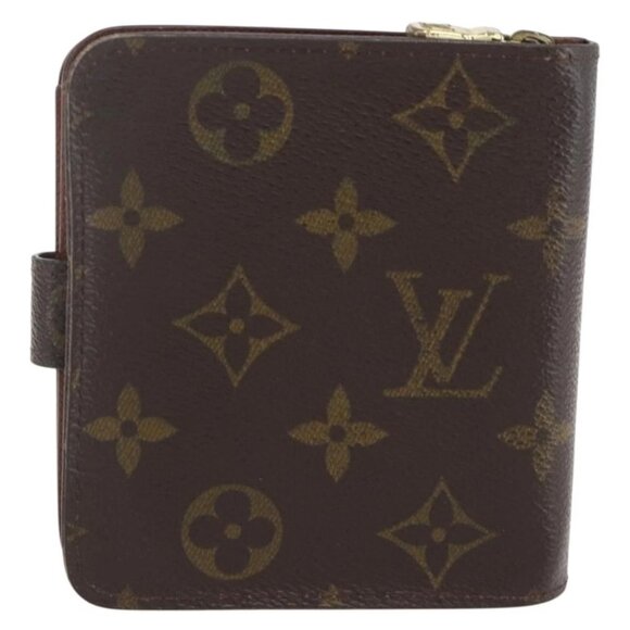 LOUIS VUITTON Monogram Compact zip Wallet M61667 LV Auth 153671 - Picture 2 of 16
